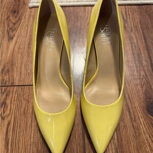 Franco Sarto Sunny Yellow Heels